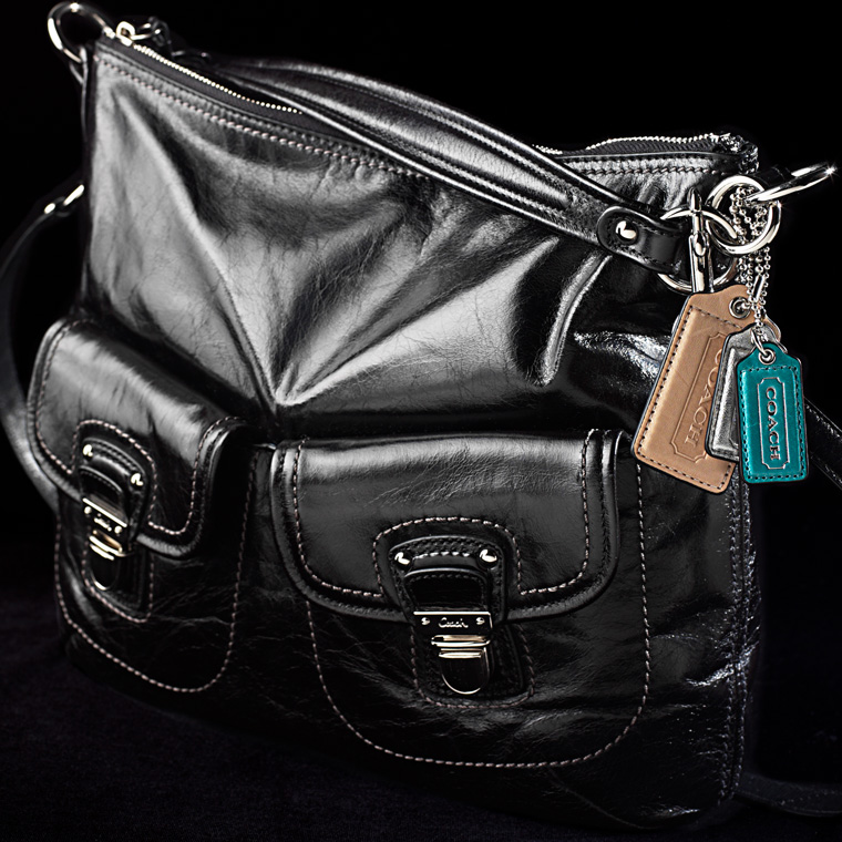black coach purse image